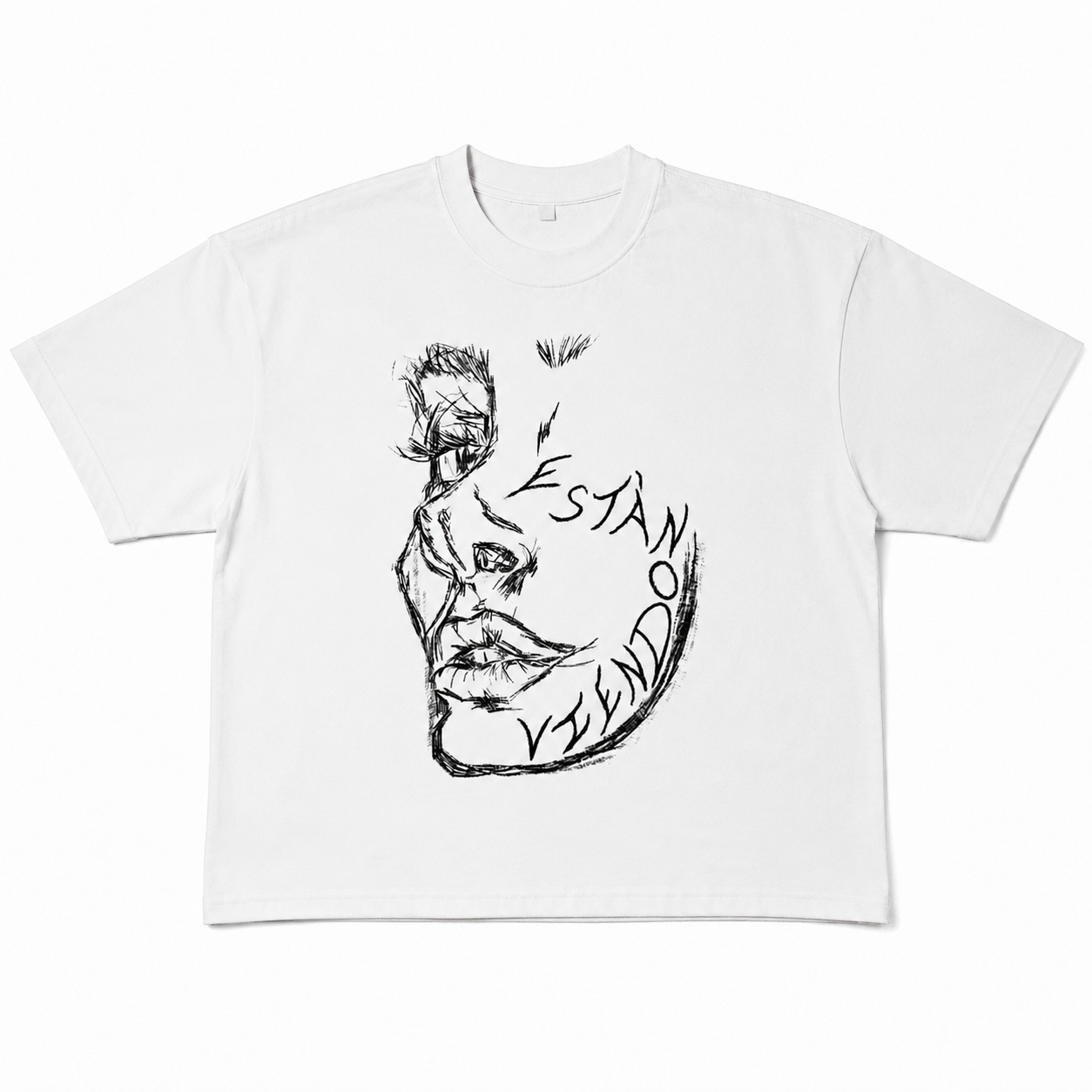 Estan Viendo Sketch Graphic Tee