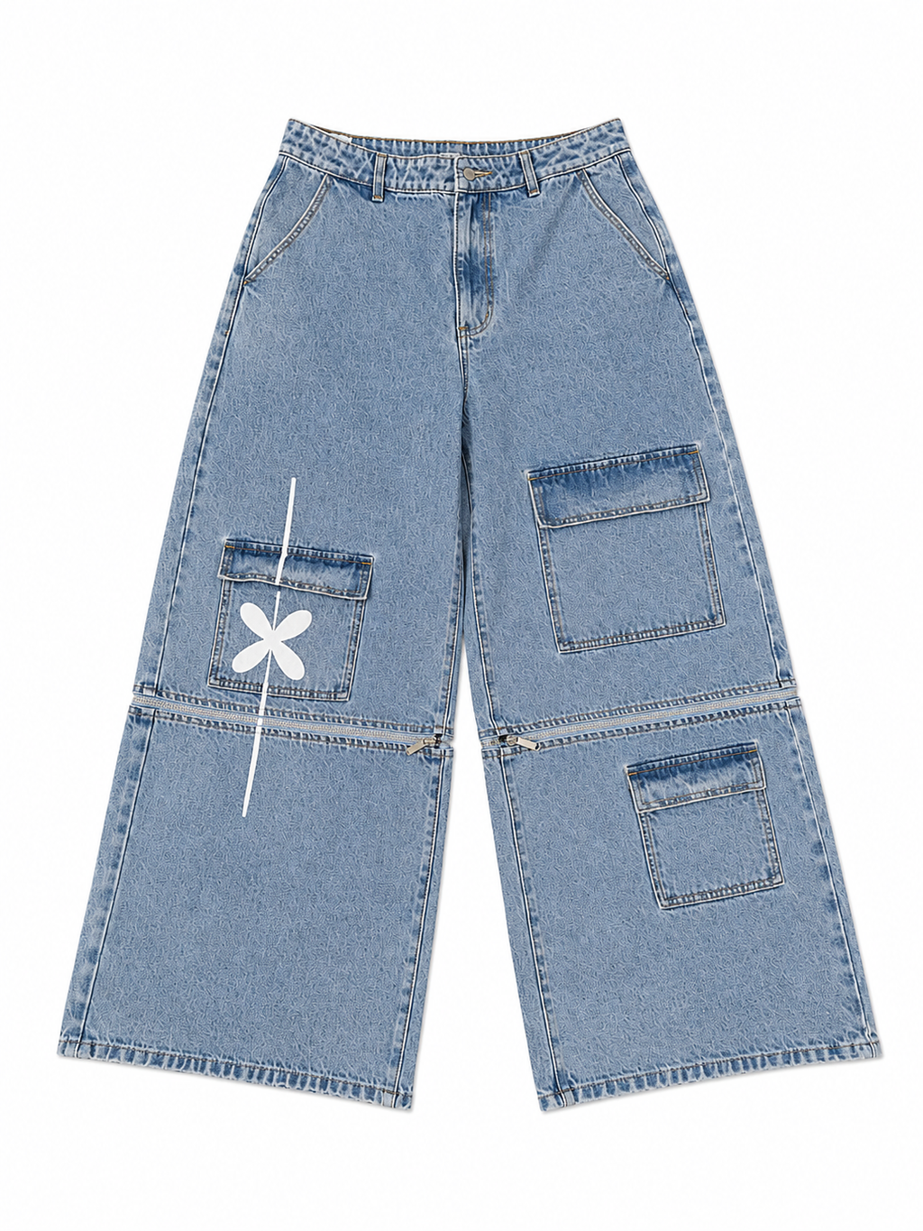 777Denim - Convertible Baggy Denim
